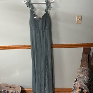 Birdy Grey Dress. Small. Adelle style chiffon. Seaglass green color. NWT